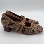 Vivaia Melody Pro Mary Jane Heels Arch Support Knit Comfort Snake Print 10 Brown Photo 1