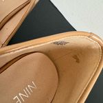 Nine West  Patent Leather Nude Tan Pump Career Office Wear Size 6 Almond Toe Photo 10