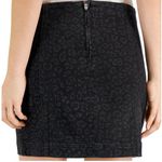 Tinseltown Black Denim Skirt Miniskirts Leopard Medium Photo 0