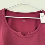 Anthropologie  NWT Maeve Burgundy Poet Sleeve Blouse Size XS Photo 6