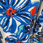 MAHI GOLD Floral Tropical Long Sleeve Dress 5% Spandex Photo 1