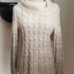 Lauren Ralph Lauren White Ombre Knit Sweater, Size Large Photo 0