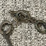 Monet Vintage  Silver Necklace with Black Faceted Ovals Photo 3