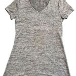 Apt. 9  Shark Bite Hem Tunic Silver & Gray Sz Small Photo 0