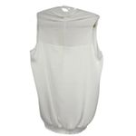 Ramy Brook Blouse Size L ivory Jilly Tank Top Silky Old Money $275 NWT Photo 4