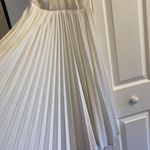 Easy Street Vintage  Fashion New York white pleated dress low V‎ size 9 Photo 1