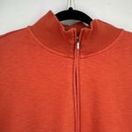 Royal Robbins Royal Robbin’s Women’s Full Zip Sweatshirt SZ L Embroidered Pumpkin Spice Orange Photo 5