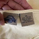 Vtg Shaver Lake Tank Top Size XL Yellow Lace Hem Jeweled Neck Coquette Soft Girl Photo 1