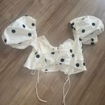 For Love & Lemons  polka dot puff sleeve top Photo 3