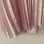 Lulus NWT  Lavender Purple Satin Pleated Floral Midi Dress Women's size Medium Photo 7