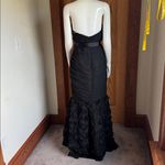 JS Collections  Black Strapless Tulle Gown SIZE 8 Photo 3