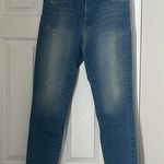 ABLE The High Rise Jeans Medium Wash Size 29 Distressed Ankle Vintage Wash Blue Photo 0