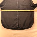Old Navy The Boyfriend Linen Shirt Black XXL Photo 10