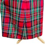 Vintage Prairie Goth? Black Velvet & Red Plaid Two Piece Maxi Skirt And Jacket S Photo 2