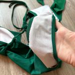 Cupshe Green Ruffle Cut Out One Piece Swim Suit Size M Photo 6