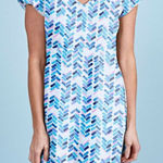 Fresh Produce  Amelia Sun Dress‎ Maritime Mosaic Sea Glass Women’s Large USA Made Photo 0