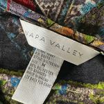 Napa Valley Ethnic Print Top Women Size M Tribal Colorful Stretch Blouse‎ Artsy Blue Size M Photo 7