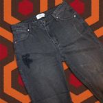 MINKPINK NWOT MP|D Black Cropped Distressed Denim Photo 1