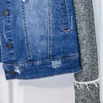 Mossimo Supply Co Mossimo Denim Sweatshirt Jean Jacket Photo 3