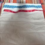 Tory Burch Canvas Shoe or Bag Dust Bag with Drawstring Logo Charm Beige Photo 3