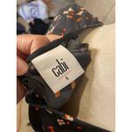 CAbi Black Floral Short Sleeve Muse Shift Dress Size Small Photo 3