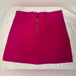 Kate Spade  Hot Pink Skirt with Gold Zipper Details Photo 1