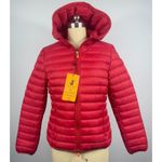 NWT Save the Duck Vicky Tango Red Puffer Jacket Sz 1 Small $198 Photo 4