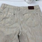 DKNY 8 Animal Print Jegging Jeans Khaki/Gold Photo 2