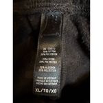 SKIMS BLACK COTTON FLEECE CLASSIC STRAIGHT LEG PANTS size XL Photo 4