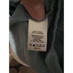 CeCe Blouse Blue Ruffle Sz M Top Tie Front Long Sleeves Photo 7