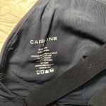 Carbon38 Contrast Stitch Cross Back Bra Black Photo 4