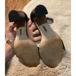 Louise et Cie  Size 39 8.5 Black Open Toe Heels Ankle Strap Block  Strappy Lo-Kai Photo 4