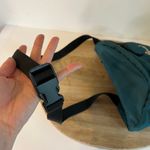 Eddie Bauer Teal Blue Nylon Zipper Two Pocket Fanny Belt Crossbody Bag Unisex Photo 12