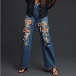 Anthropologie Pilcro The Joey High Rise Destroyed Straight Jean Size 29 NEW $140 Photo 2