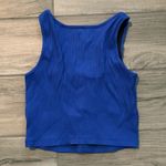 Year Of Ours  blue ribbed crop top Photo 8