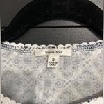 Sophie Max  Women’s Sleeveless Shirt Printed Tank Top Embroidery Sz Small EUC Photo 2