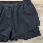 Mono B Black Women's Athletic Shorts Size L Photo 3