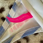 Victoria's Secret Victoria’s Secret blue striped ruffle bikini set 34C- Small Photo 5