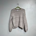 Yet Again  Tan Heathered Sweater Sz M Photo 1