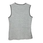 Duluth Trading Tank Top Women’s Size M Gray Striped Casual Sleeveless Minimalist Size M Photo 2