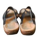 Rieker Leather Slide Sandals Black Comfort Slip Photo 5