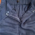 Quince 100% European Linen Pleated Trouser Women’s Size 8 Deep Navy Blue Photo 11