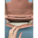 See By Chloe See by Chloé Women's‎ Leather Crossbody Bag Pink Chain Strap Flap Purse Photo 9