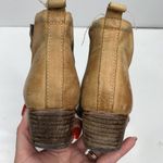 Anthropologie Anthro Diba True Sz 6.5 Stop By Bootie Beige Brown Suede Leather Colorblock Boot Photo 9