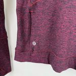 Lululemon  Cypress Kiss Long Sleeve Heathered Star Ruby Black Size 6 W3BNIS Photo 4