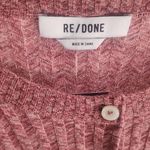 RE/DONE  Chevron Ribbed Knit Cardigan Size L Photo 1