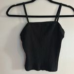 BP MOVING SALE black square neck ribbed camisole cropped top Photo 2