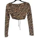 Princess Polly Savannah Set Zebra Size 8 New Top Pre-Owned Skirt NWT Animal US 4 Photo 4