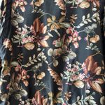 Lavon Vintage Y2K  Silk Floral Bomber Jacket Women's Size PM Med Zip Front Retro Photo 8