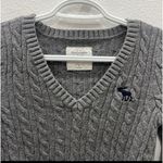 Abercrombie & Fitch VTG Y2K Womens Abercrombie Fitch Cable Knit V-Neck Sweater Medium Bella Swan Photo 1